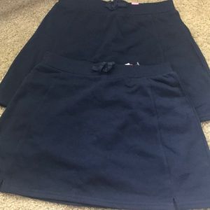 Set of 2 The Children's Place Navy Skort Uniform